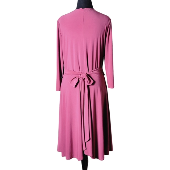 Jill Alexander pink wrap dress size medium - Picture 2 of 7